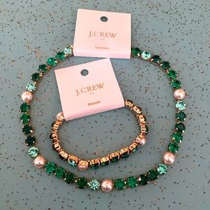 NWT- J. Crew fashion jewelry bracelet and necklace